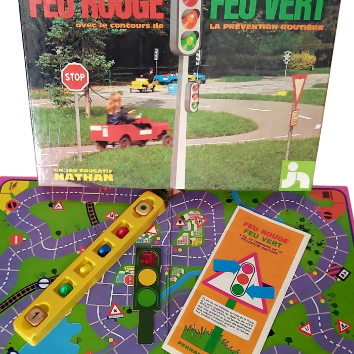Feu Rouge Feu Vert — jeu éducatif nathan 1976