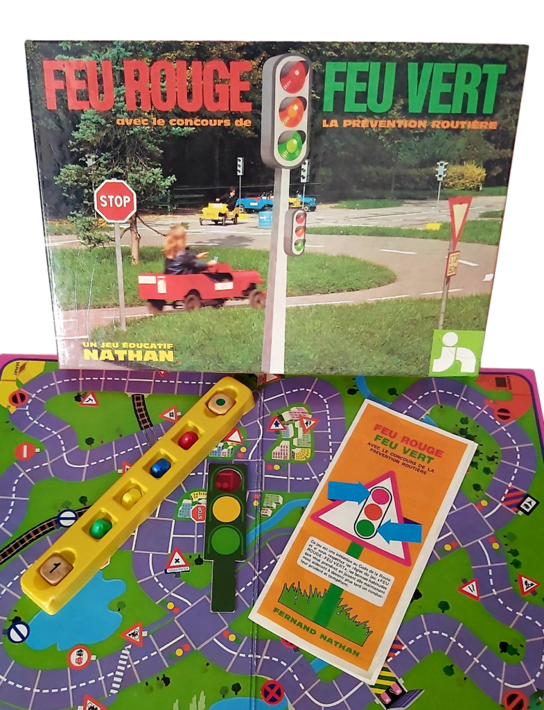 Feu Rouge Feu Vert — jeu éducatif nathan 1976