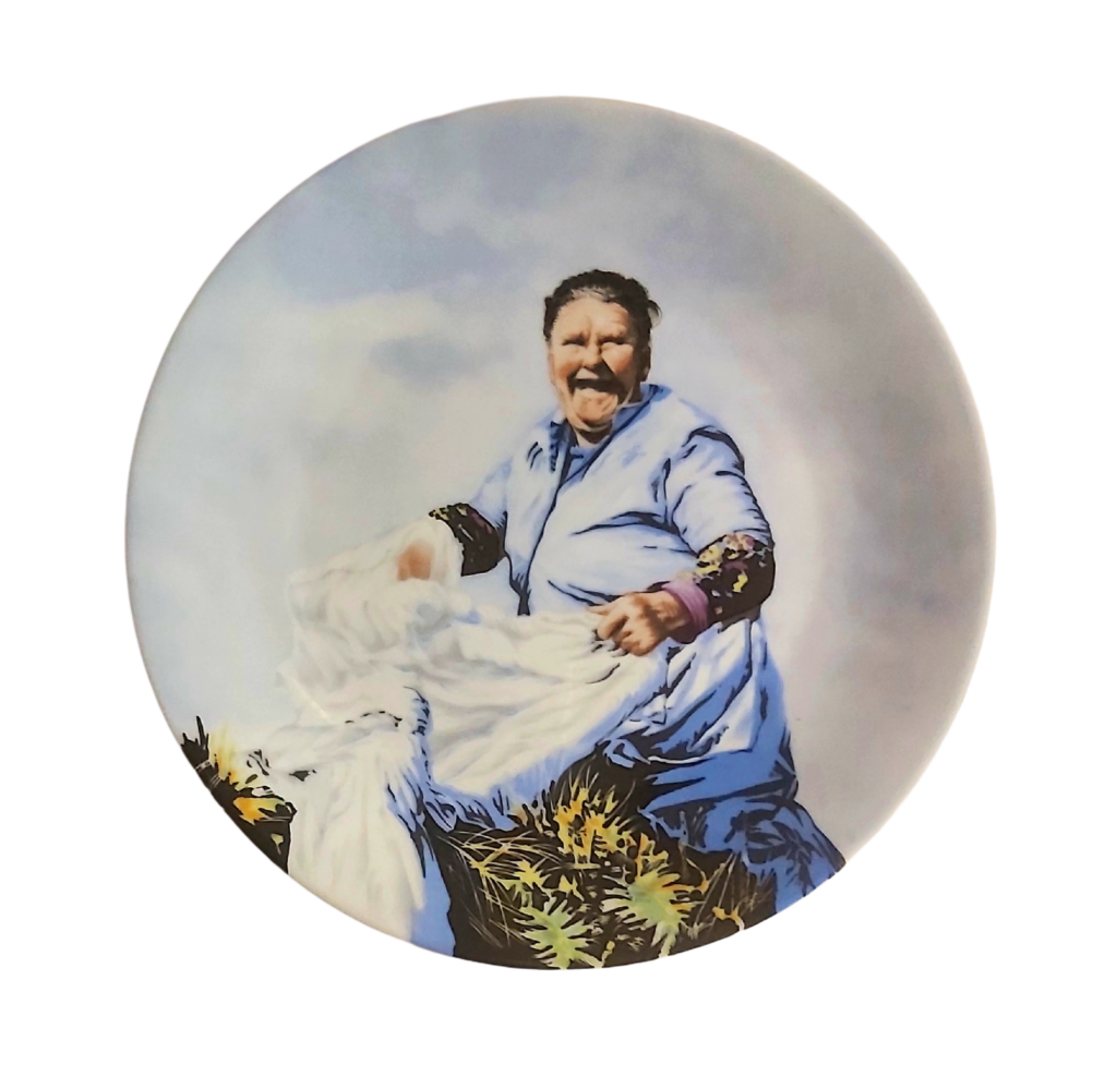 La Mère Denis — Assiette Publicitaire Vedette 1977