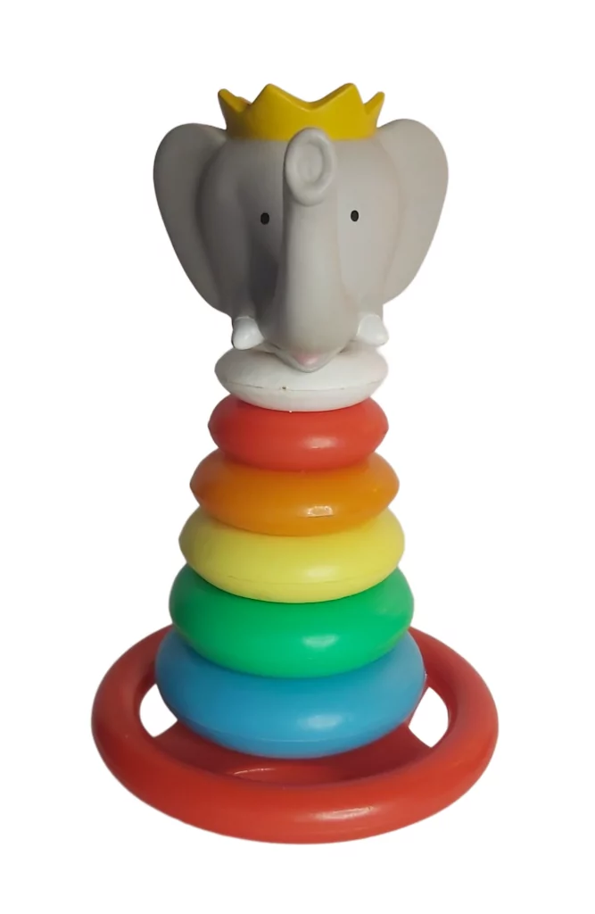 Babar Culbuto Anneaux à empiler 1990
