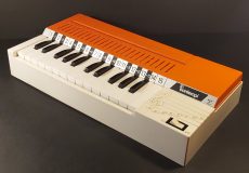 Piano Bontempi orange des années 70'